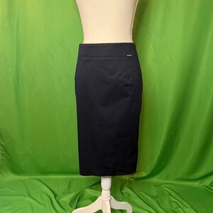 Calvin Klein Navy Pencil Skirt SIZE: 10